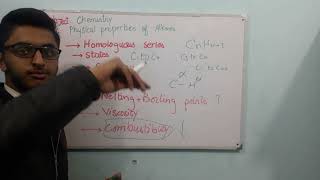 chemistry 10th unit 12 Hydrocarbons topic physical properties of Alkanes