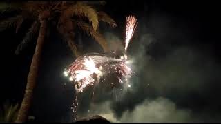 FIESTA ARENAL.PLAYA DE PALMA.FUEGO ARTIFICIAL/ FIRE CRACKERS SHOW