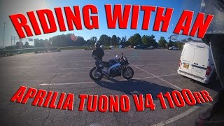 MEET-UP WITH AN APRILIA 1100rr!