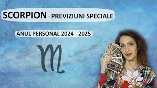 SPECIAL SCORPION/ An personal 2024 - 2025 / Tarot - ELIBERARE, RĂBDARE, STIL NOU