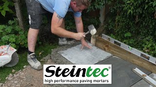 Patio Construction Using Steintec Mortars and Primers