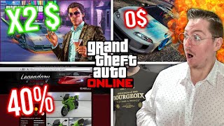 ENTREPRISE X2 $ VOITURE OFFERTE, PROMO DE JEUDI 25/04 SUR GTA ONLINE !!