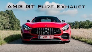 Mercedes-AMG AMG GT Pure exhaust sound (Pops & Bangs)