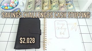 $2028 SAVINGS CHALLENGE CASH STUFFING| 2022 SAVINGS CHALLENGE| SAVINGS CHALLENGE BOOK| TAYLORBUDGETS