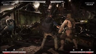 Mortal Kombat XL my Johnny Cage corner combo.