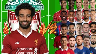 Mohammed Salah 🆚 21 Superstars🔥💪