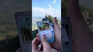 Opening up a Pokémon Card Pack in San Marino! 🇸🇲 (A tiny country surrounded by Italy 🇮🇹) #foryou