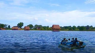 ទេសភាព កញ្ចុះបណ្តែតទឹក ស្រុកបន្ទាយស្រី (បឹងឈូក) | Banteay Srei district (Beong chhouk lake)