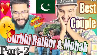 Pakistani Boys React on Surbhi Rathor And Mohak Narang Best Couple Old Tik Tok Videos | Part-2