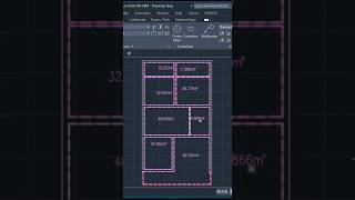 Quickly calculate the area of a plan using the YQArch plugin in AutoCAD! #AutoCADTips #autocad