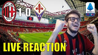 +5!! PARTITA ASSURDA! MILAN - FIORENTINA 1-0 // LIVE REACTION