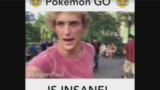 Pokémon Go - Logan Paul Dragonite Prank in a Central Park!