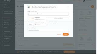 Poczta w domenie firmowej - dHosting, zakładanie emaili i aliasów