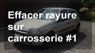 #1 effacer rayure sur une carrosserie - Turtle Wax - VW Polo