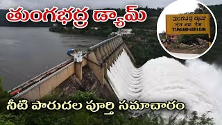 తుంగభద్ర డ్యామ్/thungabadhra dam latest inflow and outflow latest information #tbdam #nelathalliv