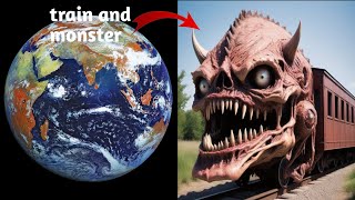 train monster 👹 theatre the real on Google maps and google earth 🌍 #trending #earth journey