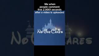 No one cares