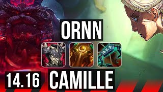 ORNN vs CAMILLE (TOP) | 5/1/12, 65% winrate | EUW Diamond | 14.16