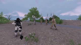 ARMA Reforger Fallout 2280 - NCR does RECON and patrols with Enclave squad