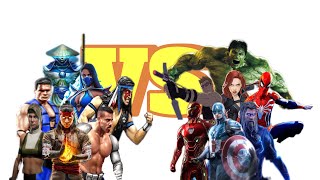 Team Mortal Kombat “defenders of the realm” VS Team Marvel “Avengers”…who wins? Comment with reasons