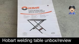 New hobart welding table review 😀