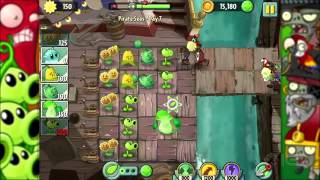 Plants vs Zombies 2 Walkthrough - Pirate Seas Day 072635