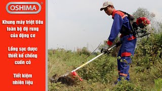 GIẢI PHÁP CHĂM SÓC LÀM CỎ: SỬ DỤNG MÁY SẠC CỎ OSHIMA - GIẢI PHÓNG SỨC LAO ĐỘNG