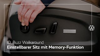 ID. Buzz | Einstellbarer Sitz mit Memory-Funktion #IDWalkaround