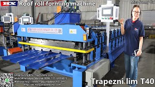 Masina za trapezni lim T40 + T18 double-layer metal roofing machine