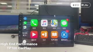 High End Performance TP100 CarPlay#caraudioid #carandroidplayer #carnavigation #cardvd