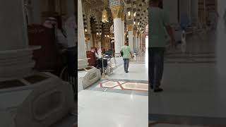 inside view of Masjid Nabavi Madinah Saudi Arabia