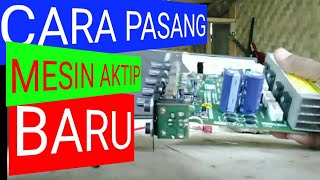 UNTUK PEMULA CARA MEMASANG MESIN SPEKER AKTIP