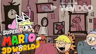 Mario games protrayed by the loud house