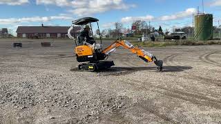 Lot 1612A - 2024 MIVA VA15P Mini Excavator