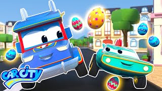 Super Truck vs Crocodile EGG HUNT!