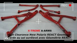 B-PWR A-Arms X-treme REACT Geometry