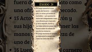 Éxodo 29, 14-16 #dios #biblia #versiculodeldia