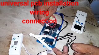 how to install split ac universal ac pcb board //ac me universal pcb kaise lagaye//