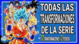 Todas las Transformaciones de Goku por primera vez, en el Anime de Dragon Ball