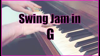 Jam Backing Track – Swing Jam in G – Blues Scale | Play-along