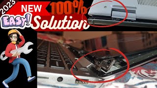 Laptop hinges broken DiY solution 🔥| 100% like new and strong🔥| very low cost without replace hinges