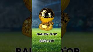 TOP MOST EXPENSIVE FOOTBALL TROPHY #trending #champions #trophy #football #ballondor #fifaworldcup