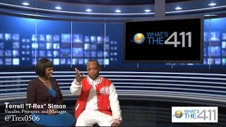 Terrell "T-Rex" Simon on New Song, Let It Rain; BET, BB King's; The Apollo | What's The 411 | Music