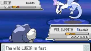 Pokemon Soul Silver - Catching Lugia