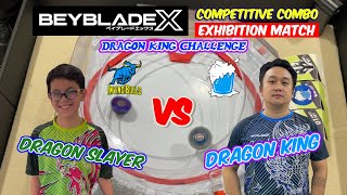 The Dragon King VS The Dragon Slayer | Beyblade X Competitive Exhibition Match ベイブレードエックス