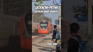 SAFFRON VANDE BHARAT TRIAL SPECIAL 💥🔥 #vandebharat #vandebharatexpress #highspeed #indianrailways