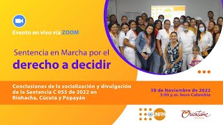 Conversatorio En Marcha por el derecho a decidir