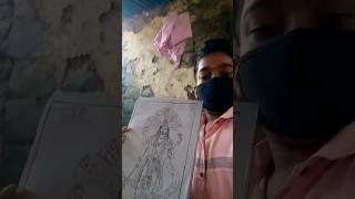 Lord Vishnu drawing🚩✍|#shortvideo #drawing #shorts