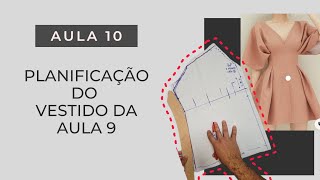 Planificação Vestido da Aula 9 🥰 #draping #moulage #costura