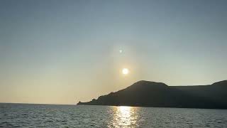 Santorini boat tour #santorini #santorinigreece #greece #sea #boat #beach #lighthouse #sunset